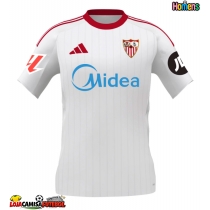 Camisa de Futebol Sevilla Alexis Sanchez #10 Equipamento Principal 2025-26 Manga Curta